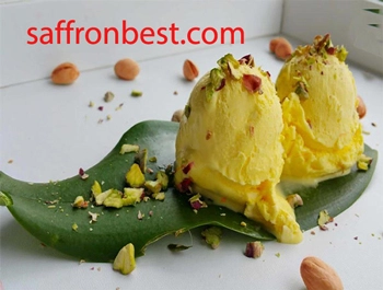 eyjan saffron ice cream