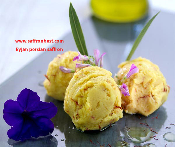 persian saffron ice cream